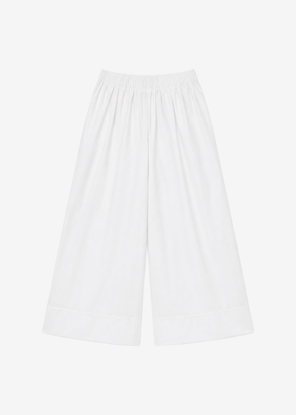 Trivio Poplin Wide Leg Pants - White β view 6 of 6