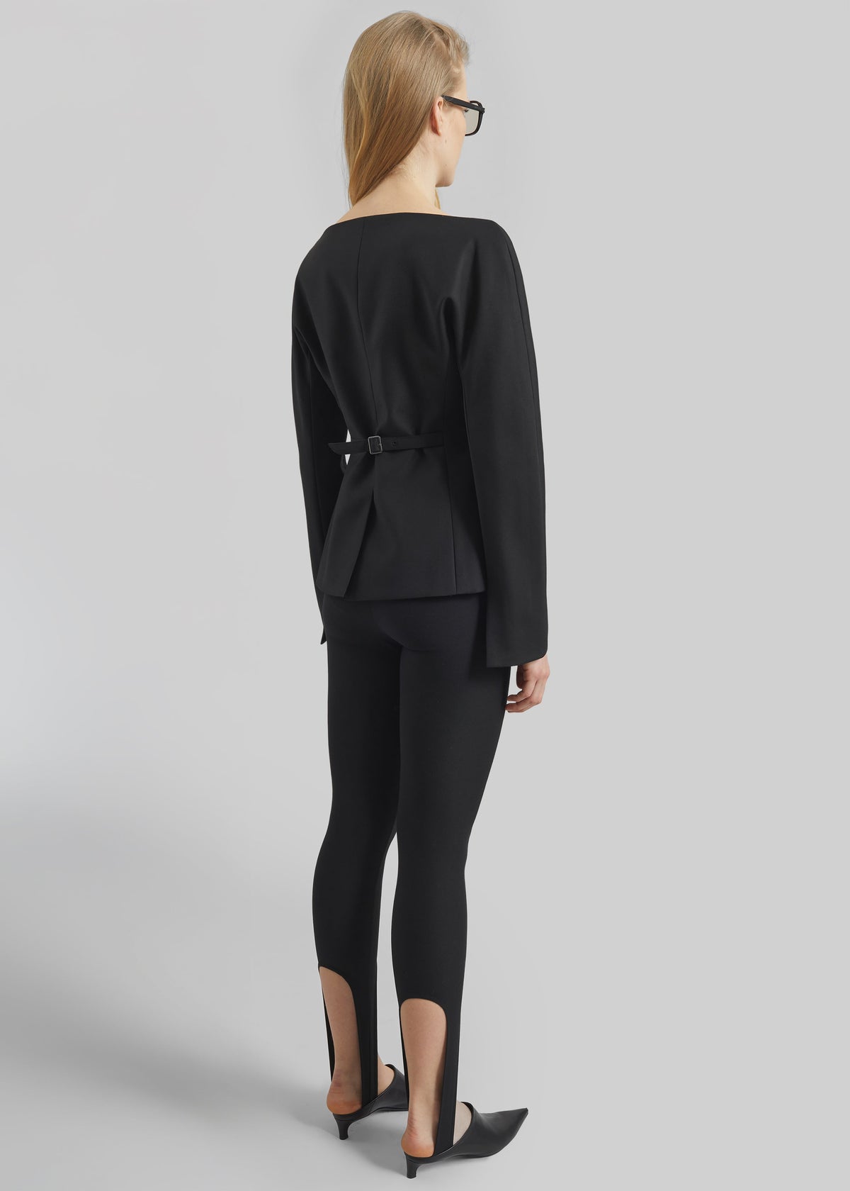 Troense Boatneck Tailored Blazer - Black β view 7 of 8