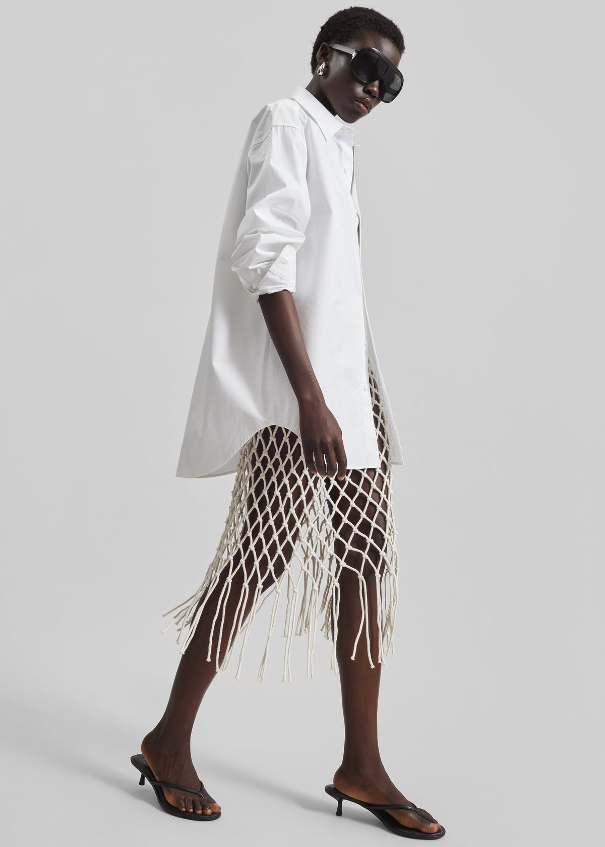 Tropea Macrame Skirt - Ecru β view 1 of 8