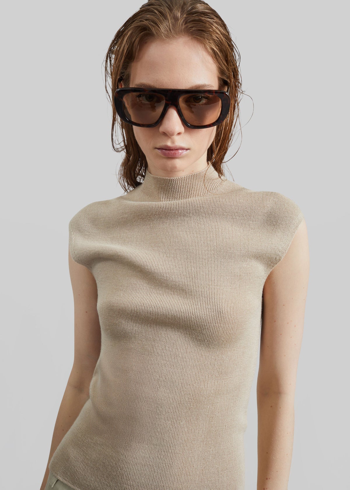 Troyes Knit Top - Beige β view 5 of 7