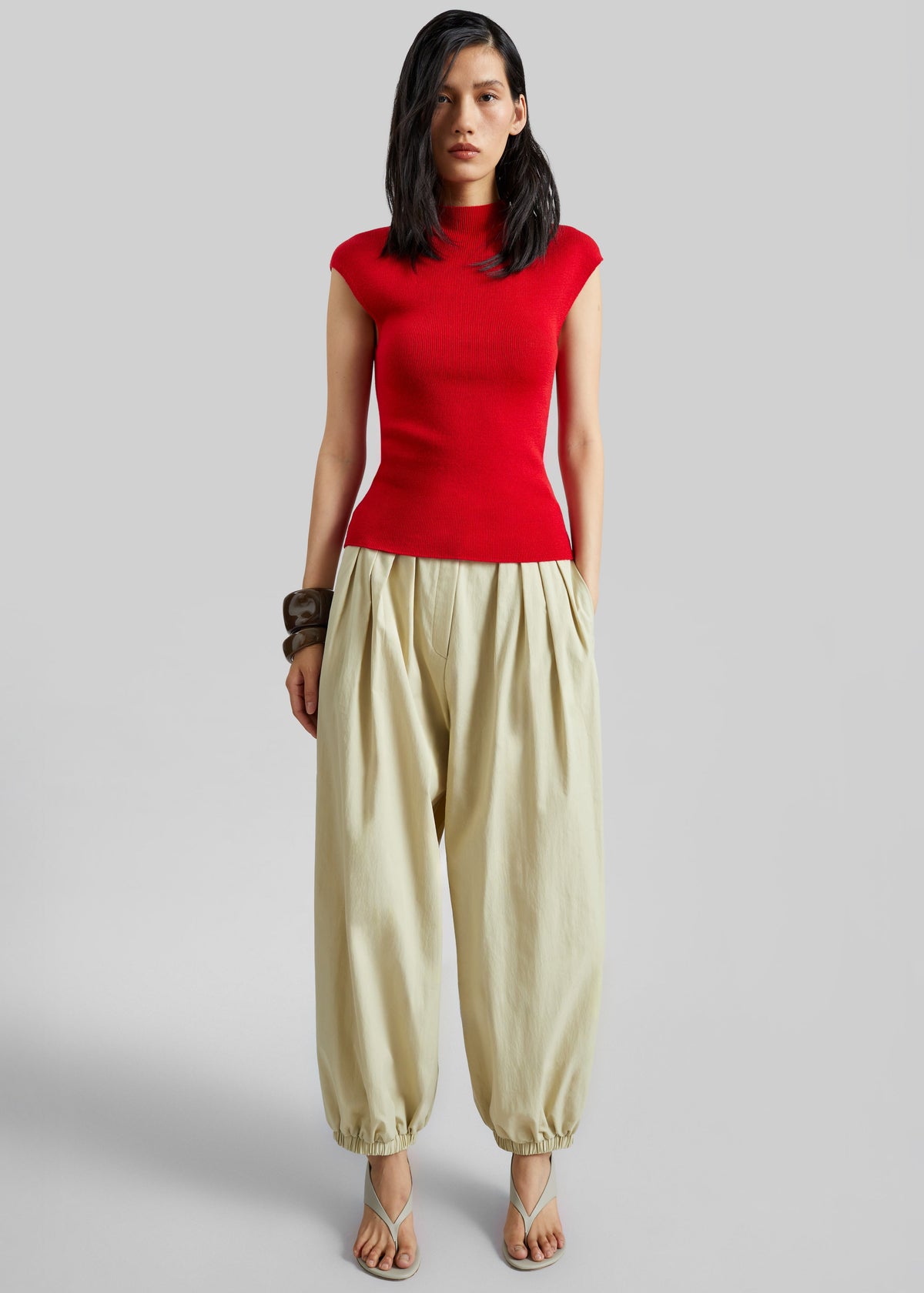 Troyes Knit Top - Red β view 3 of 6