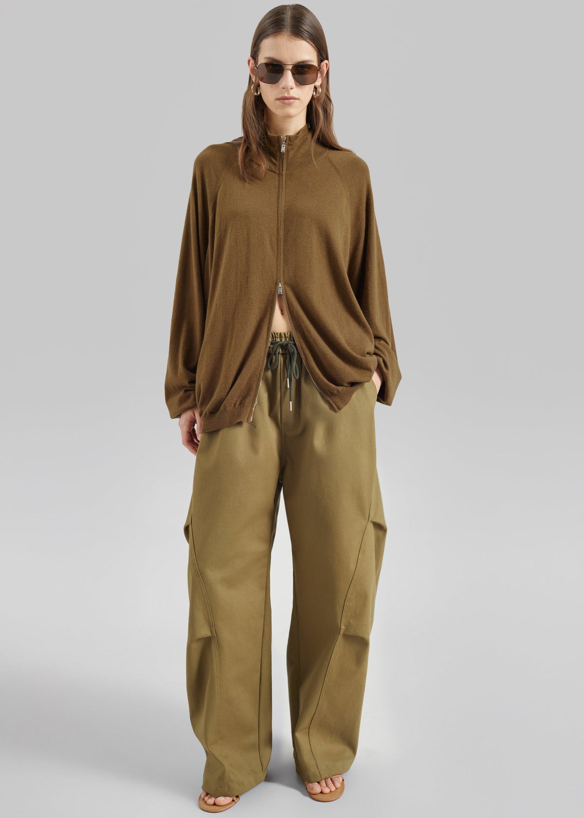 Tulsa Curved Pants - Dark Olive β view 4 of 6