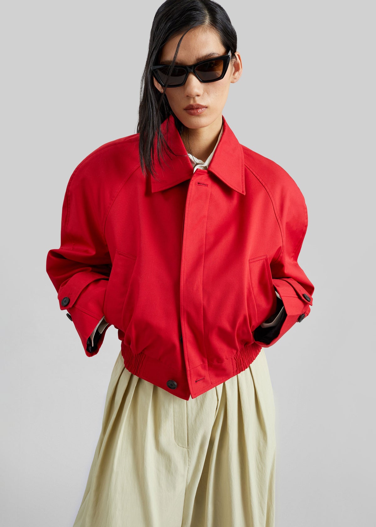 Turenne Curved Jacket - Red β view 2 of 11