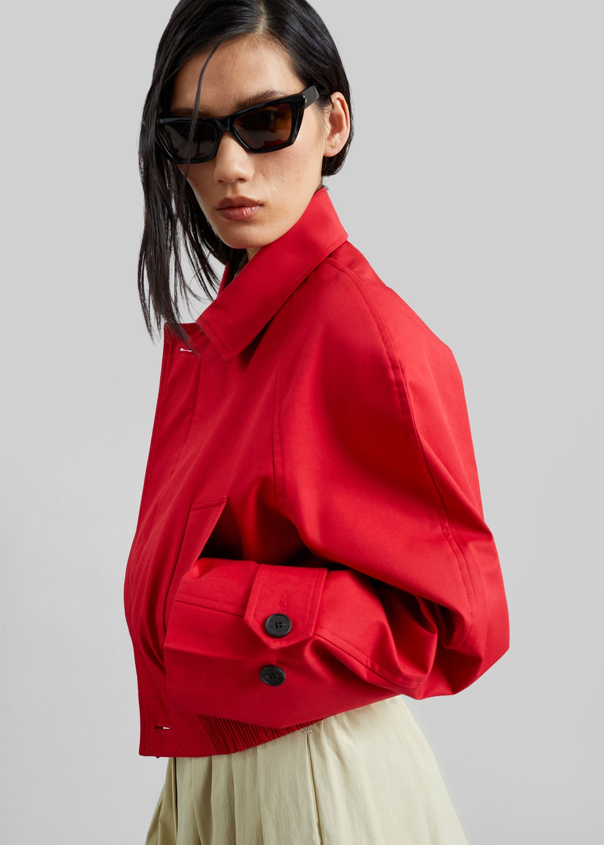 Turenne Curved Jacket - Red β view 8 of 11