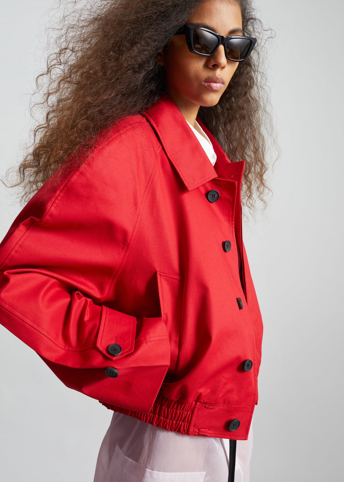 Turenne Curved Jacket - Red β view 4 of 11