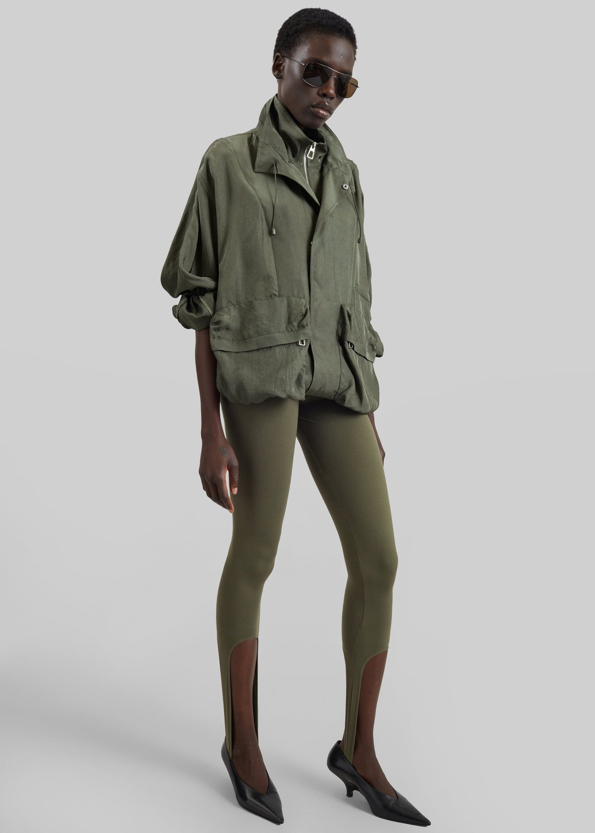 Twilla Stirrup Leggings - Olive β view 1 of 8