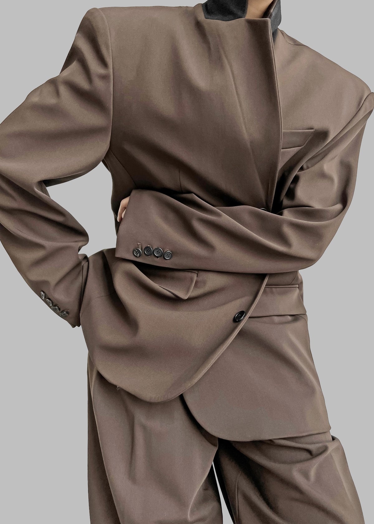 Tansy Oversized Blazer - Olive β view 11 of 18