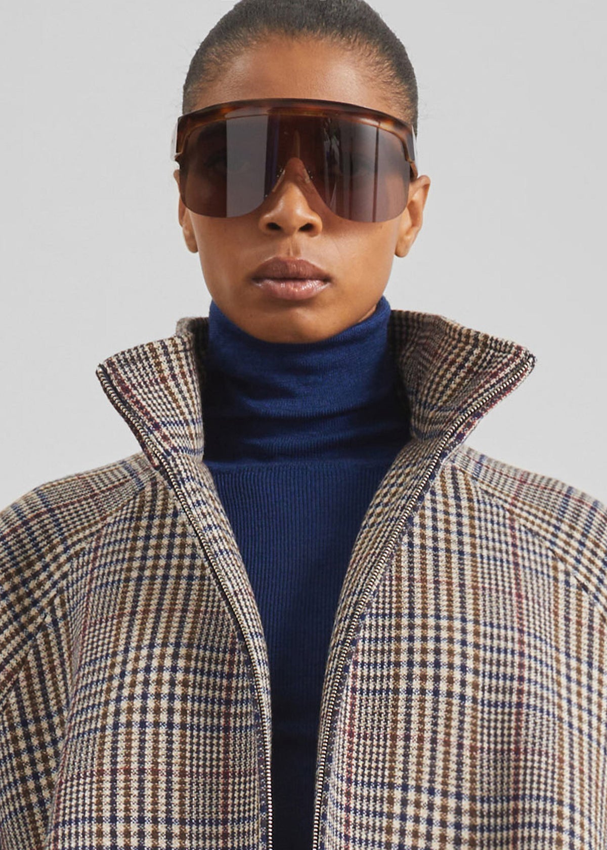 Utica Thin Turtleneck Sweater - Blue β view 4 of 7