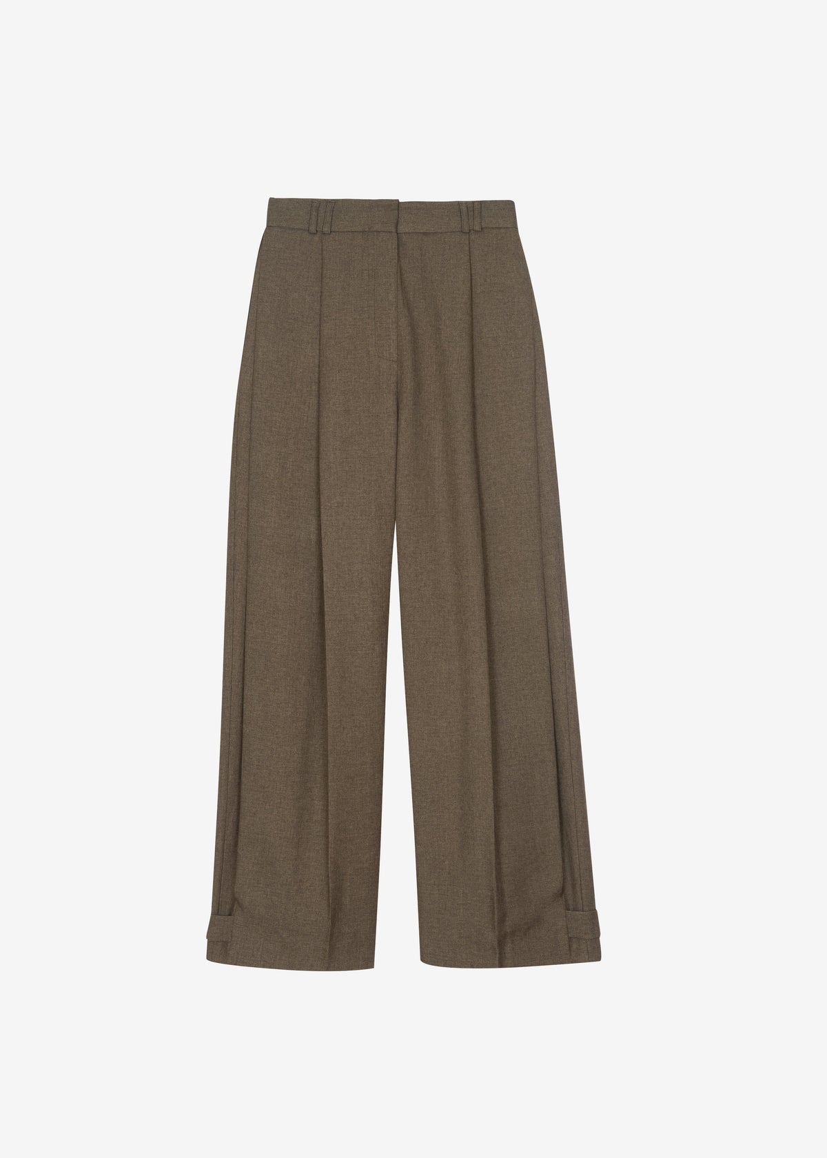 Vallsta Tailored Trousers - Brown Melange β view 10 of 10