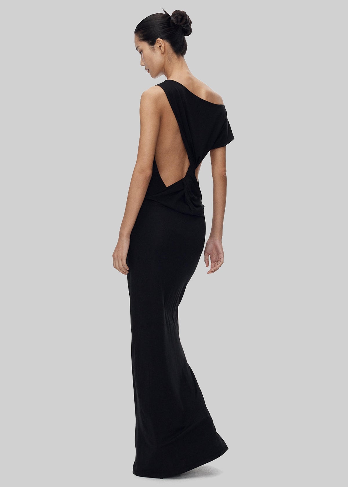 Varena Twisted Cut-Out Maxi Dress - Black β view 3 of 8