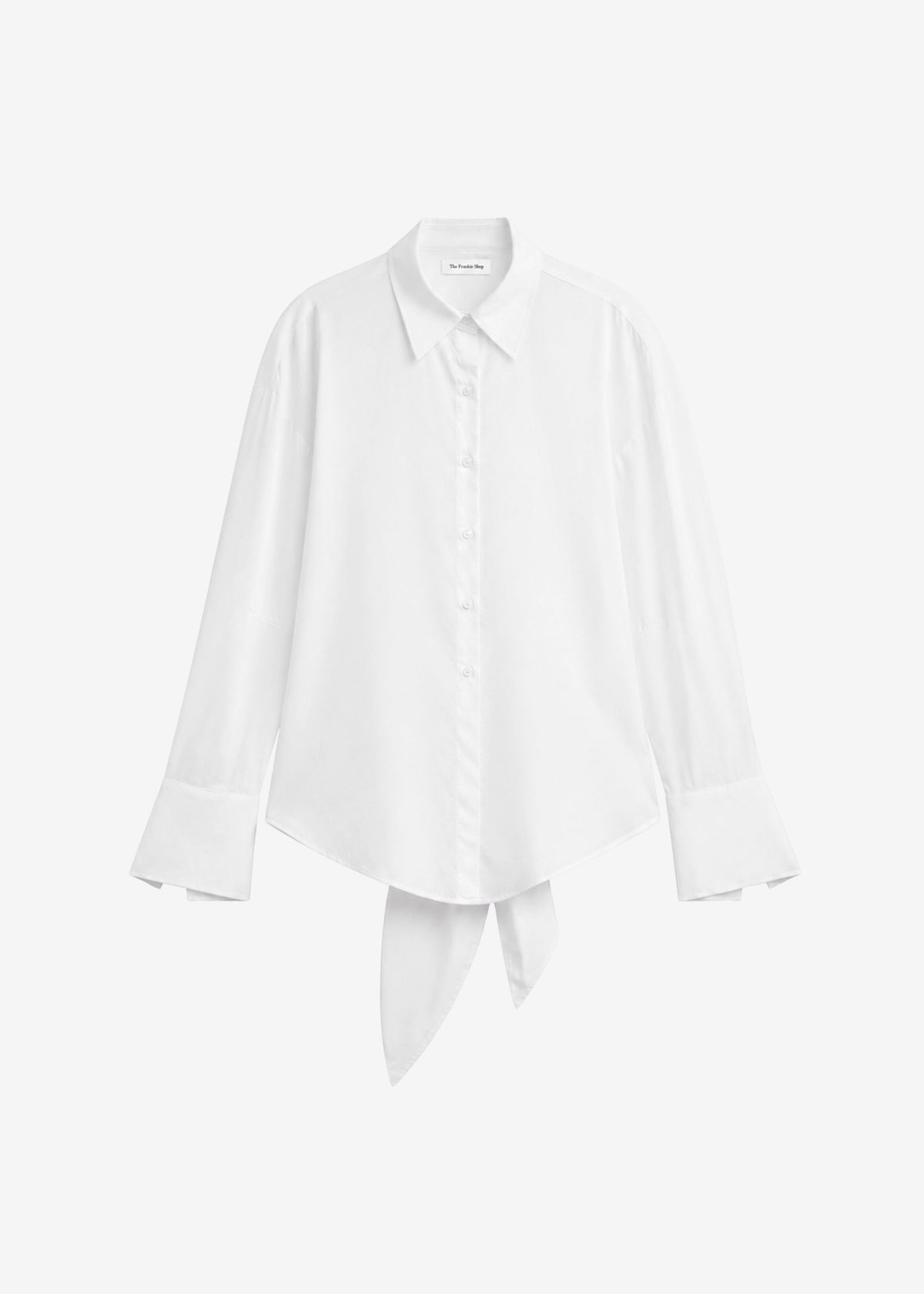 Velia Cut-Out Back Shirt - White β view 6 of 6