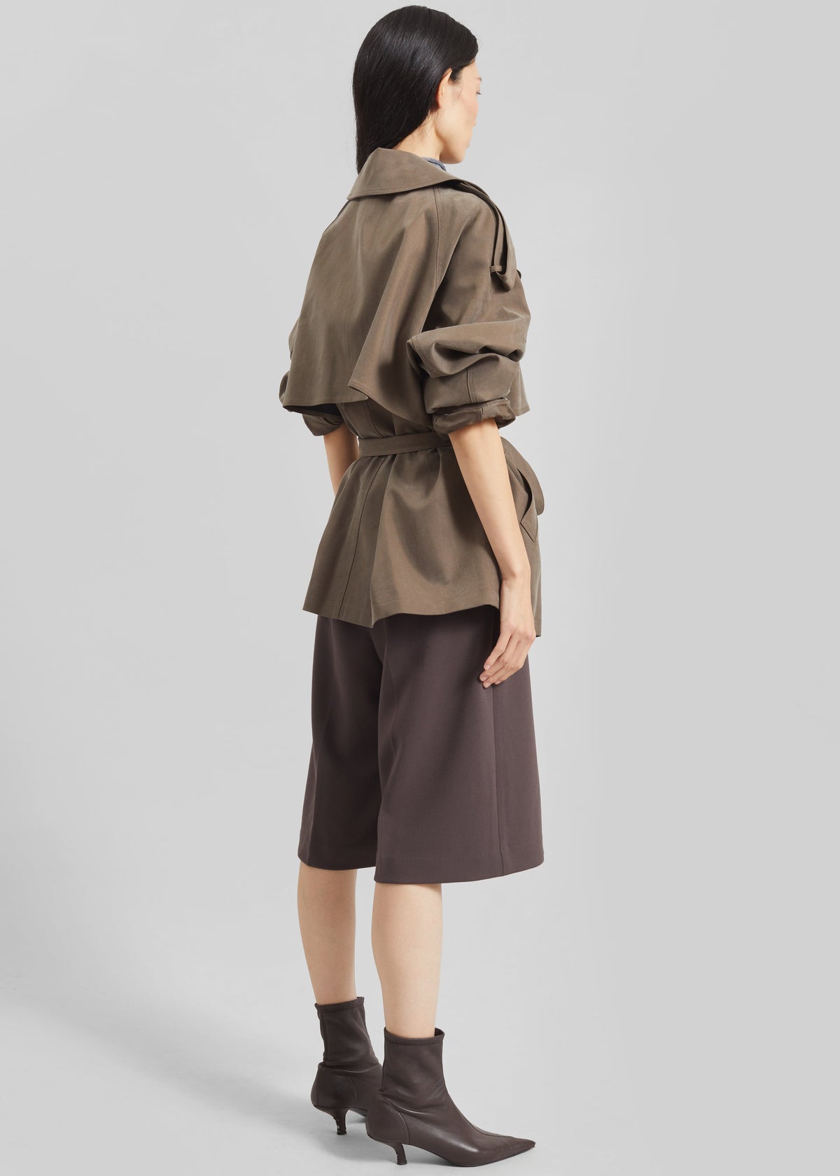Vesoul Short Trench - Brown β view 7 of 8