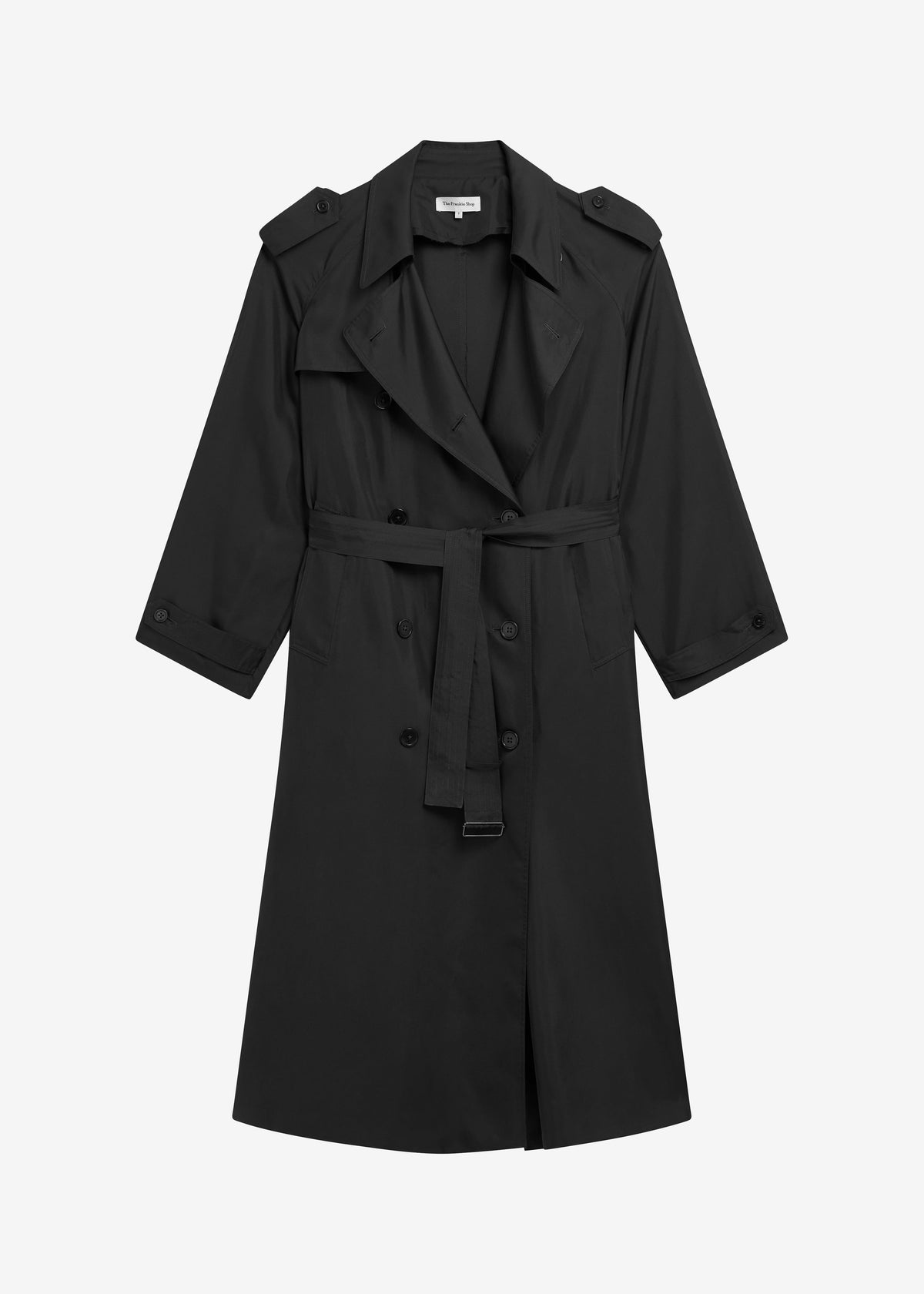 Veyron Silk Trench - Black β view 7 of 7