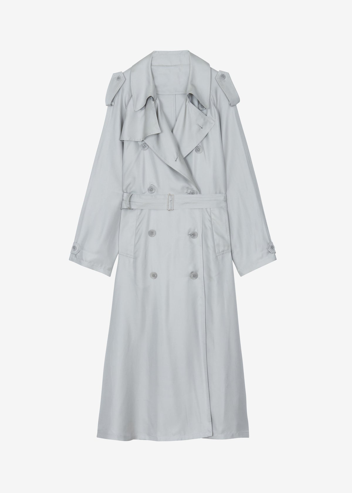 Veyron Silk Trench - Grey β view 8 of 8