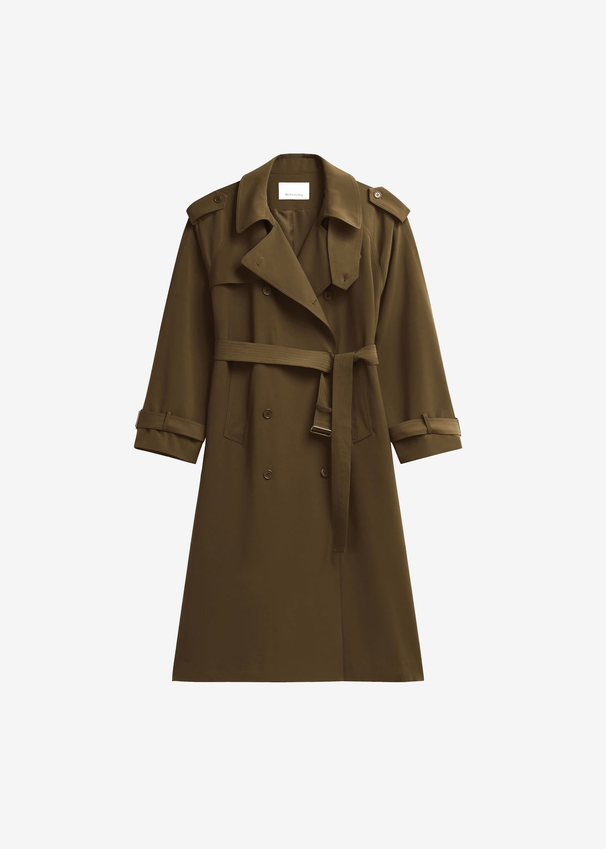 Veyron Trench Coat - Khaki β view 12 of 12
