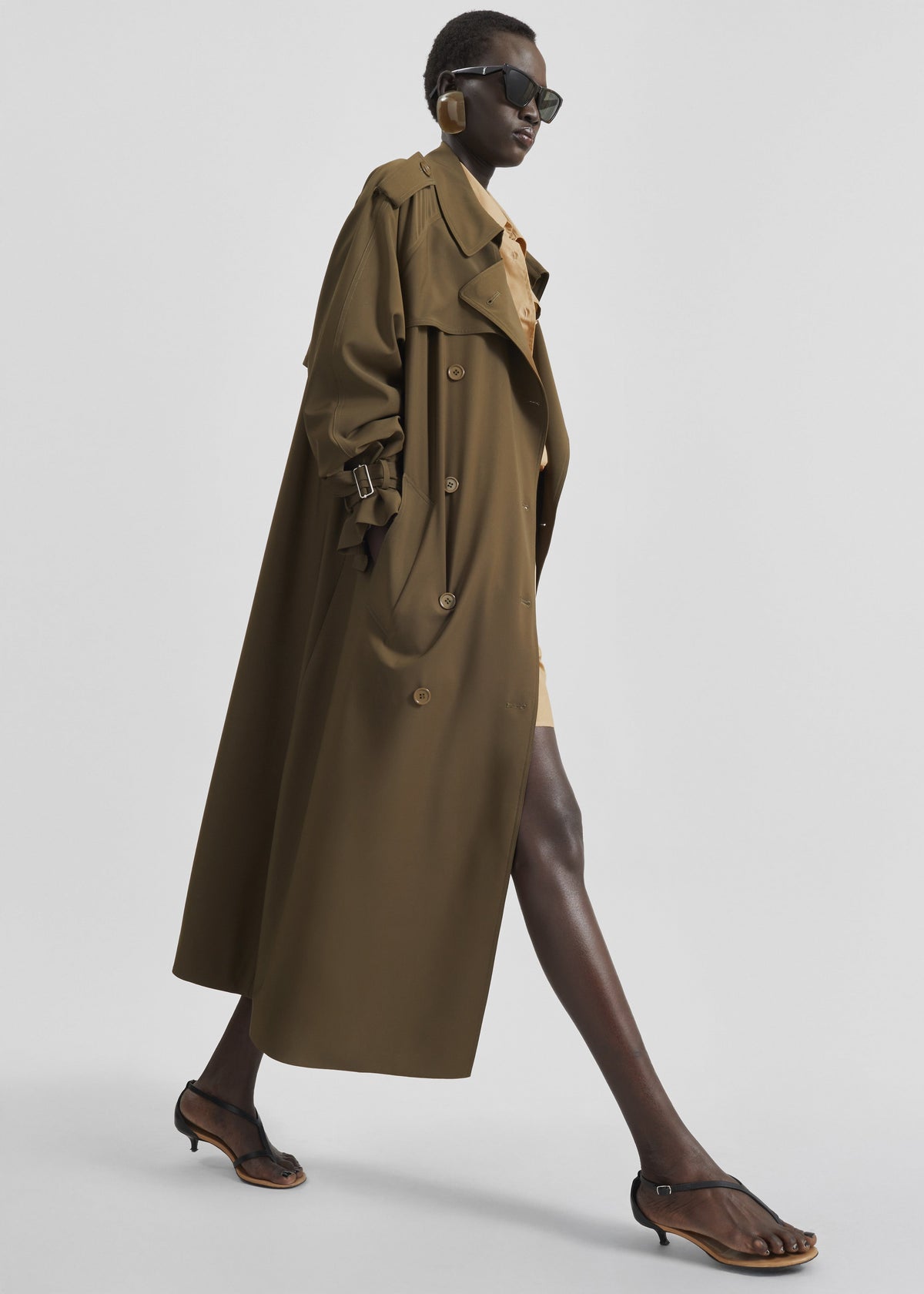 Veyron Trench Coat - Khaki β view 4 of 12