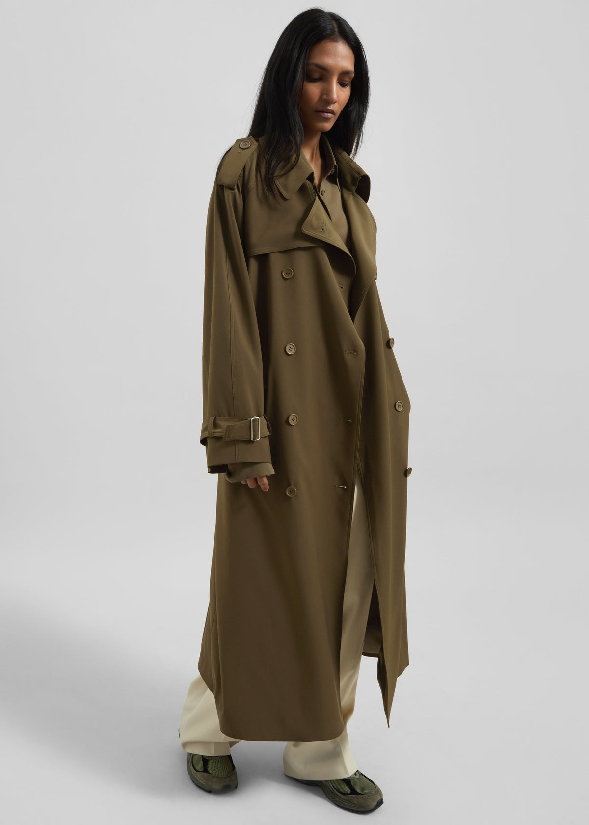 Veyron Trench Coat - Khaki β view 6 of 12