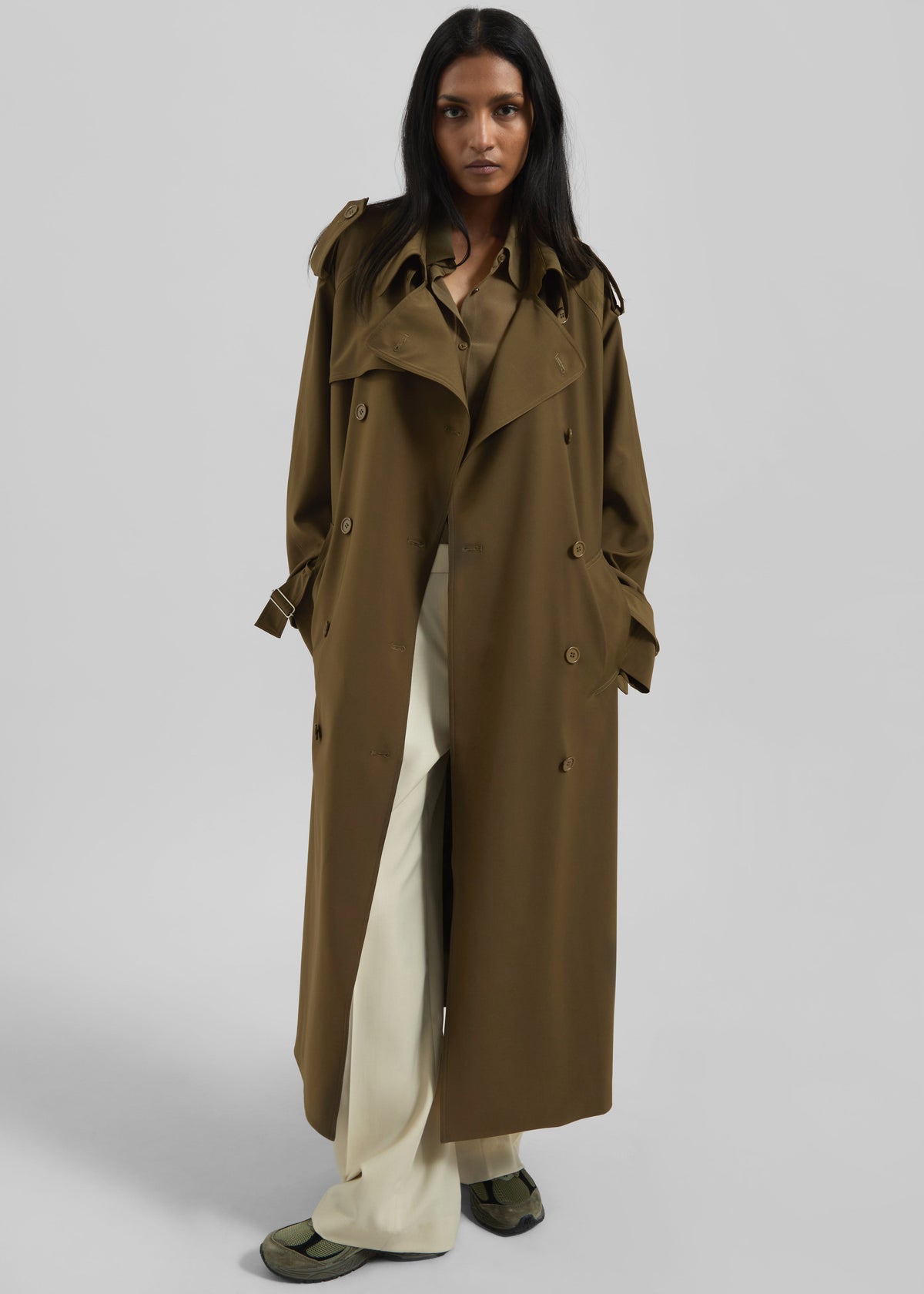 Veyron Trench Coat - Khaki β view 8 of 12