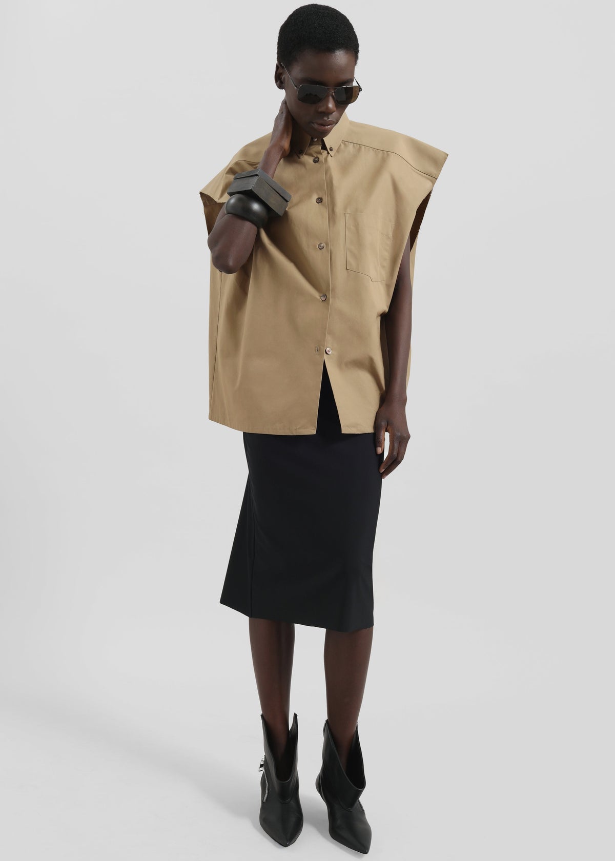 Viera Midi Skirt - Black β view 6 of 7