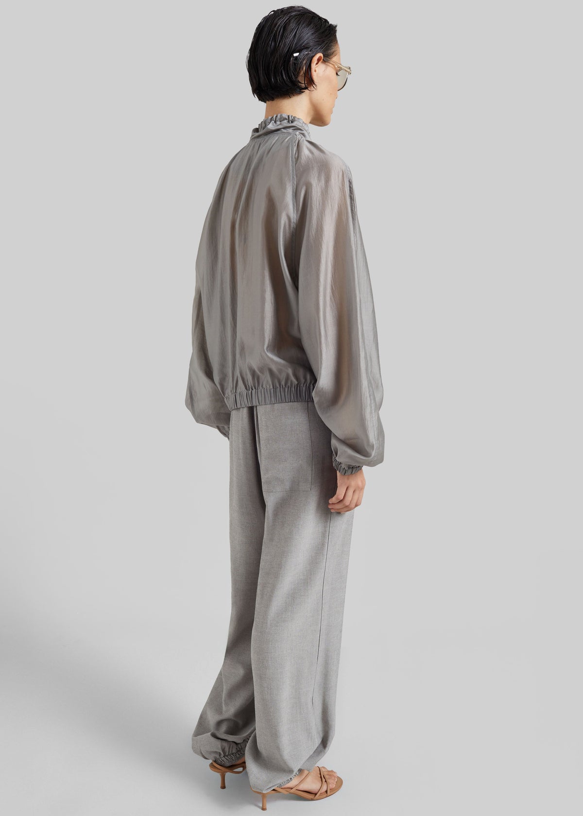 Vimont Balloon Pants - Taupe Melange β view 7 of 8