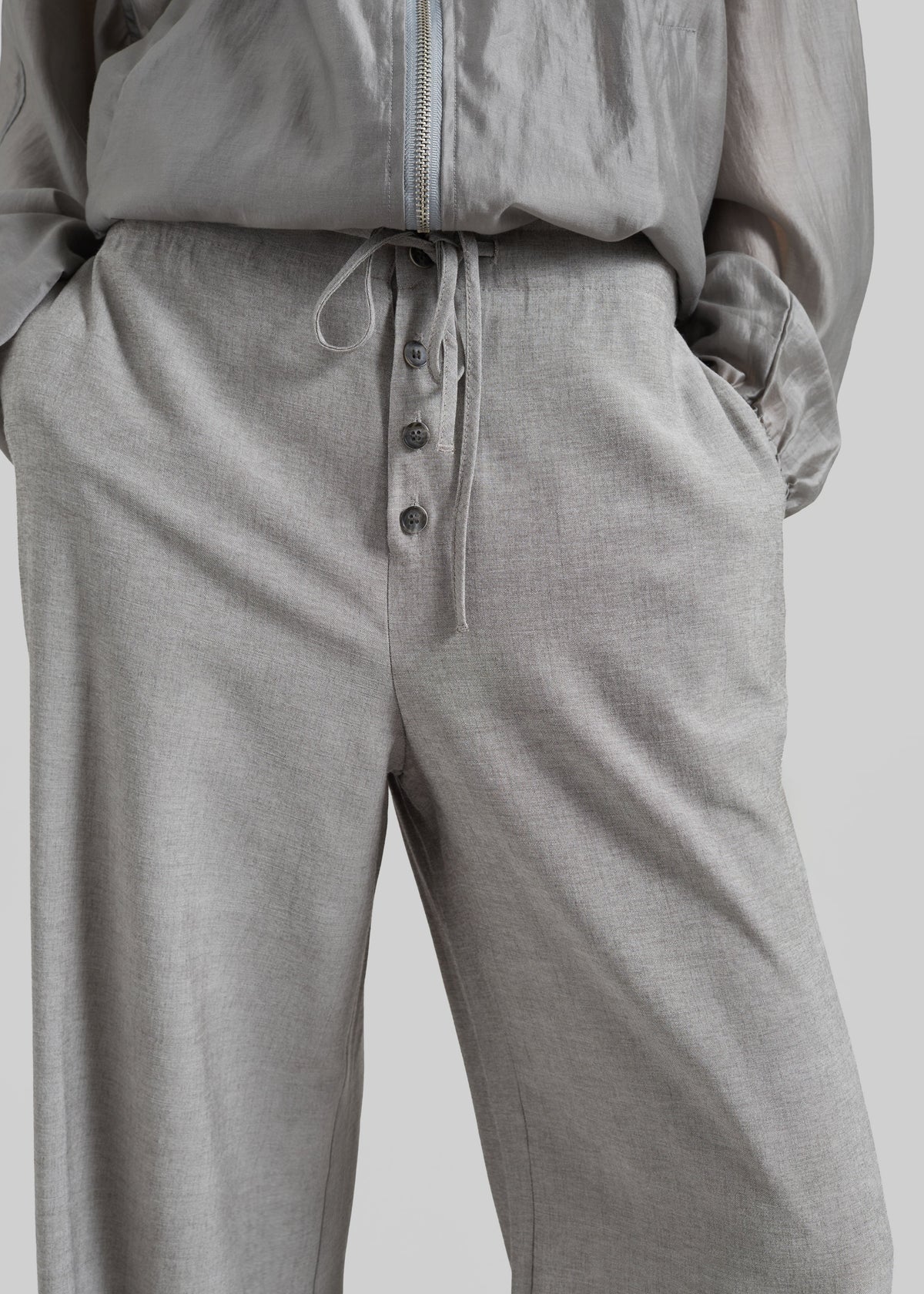 Vimont Balloon Pants - Taupe Melange β view 6 of 8
