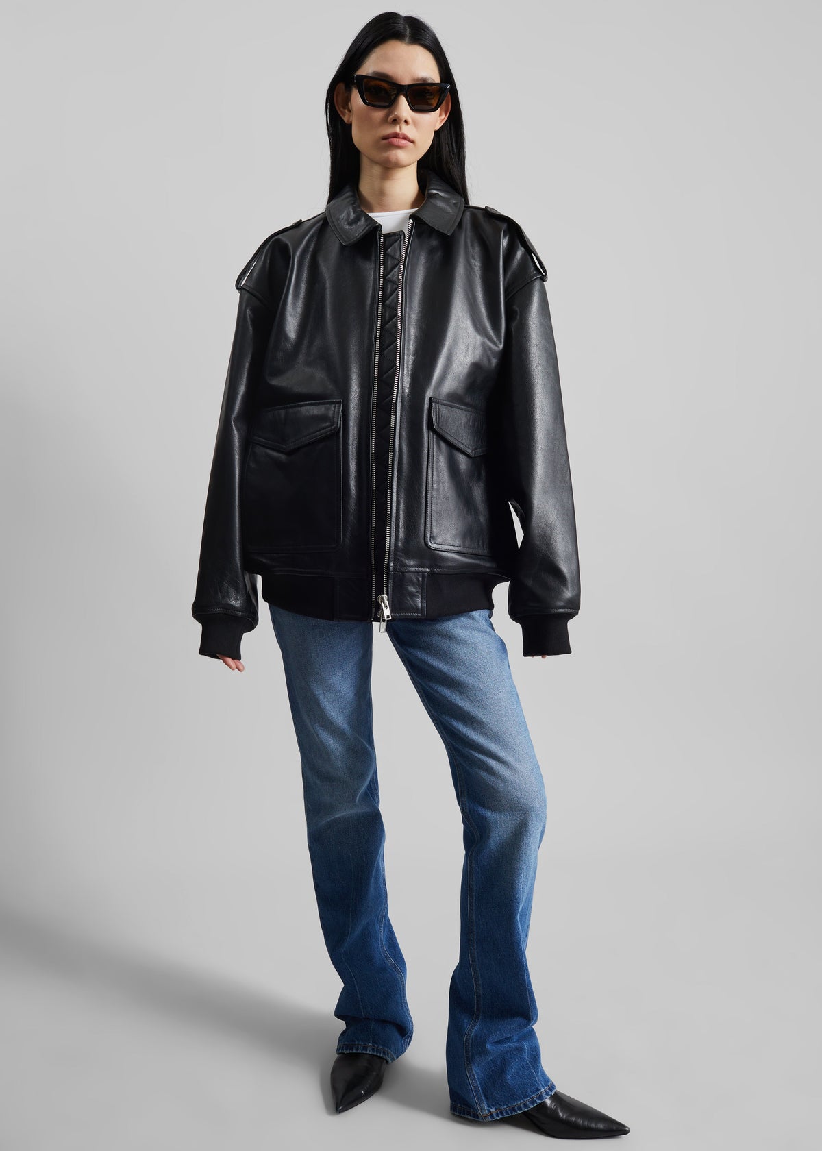 Viper Leather Jacket - Black β view 5 of 13