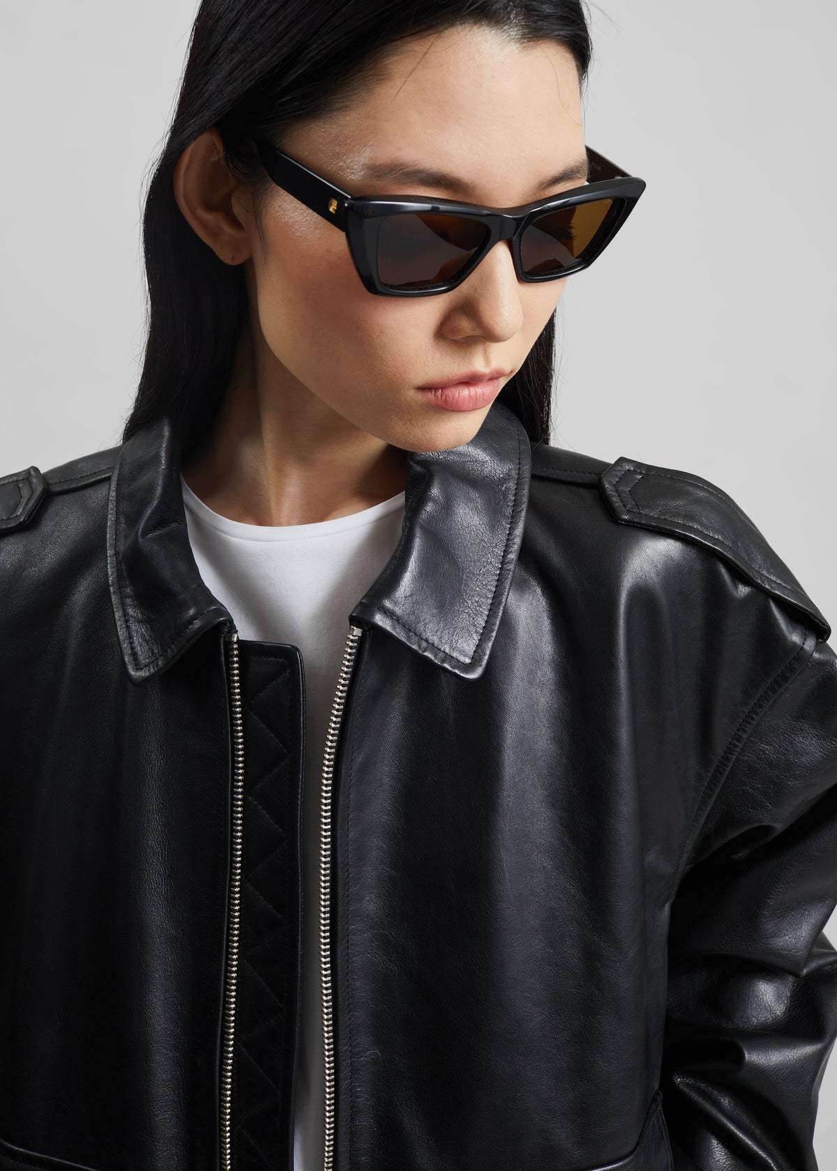 Viper Leather Jacket - Black β view 4 of 13
