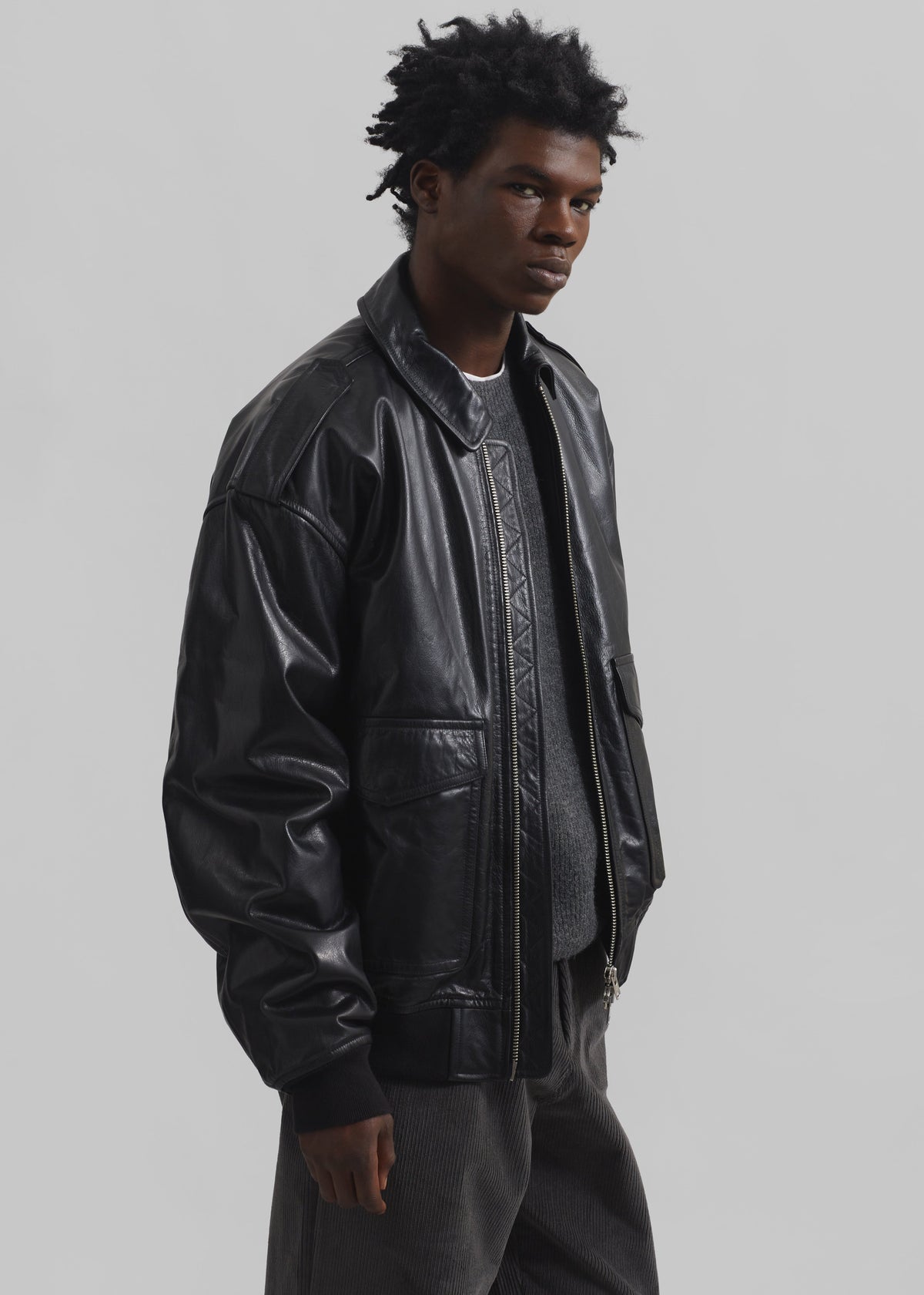 Viper Leather Jacket - Black β view 11 of 13