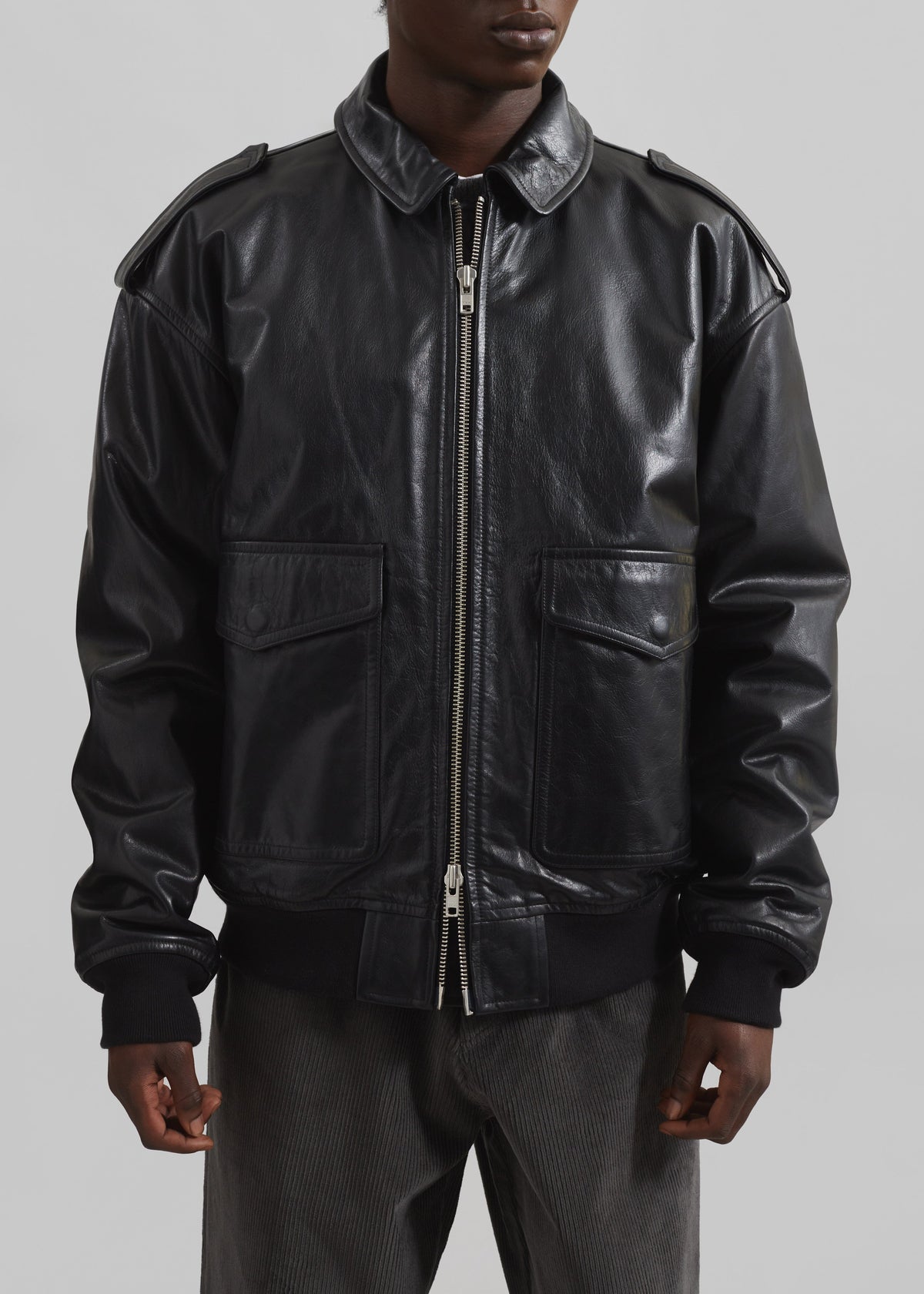 Viper Leather Jacket - Black β view 10 of 13