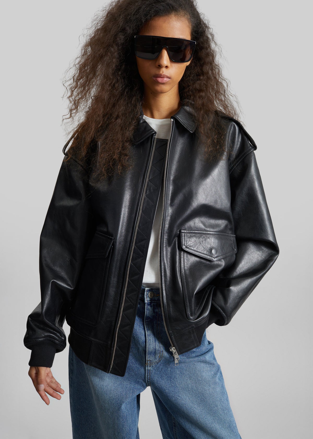 Viper Leather Jacket - Black β view 6 of 13