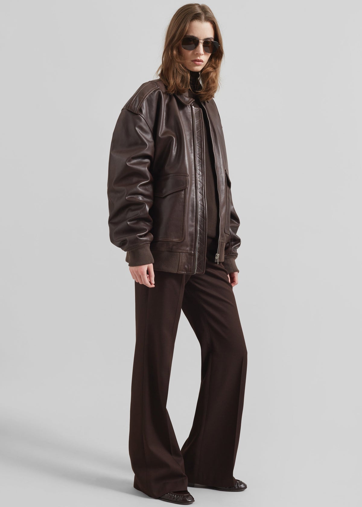 Viper Leather Jacket - Brown β view 7 of 9