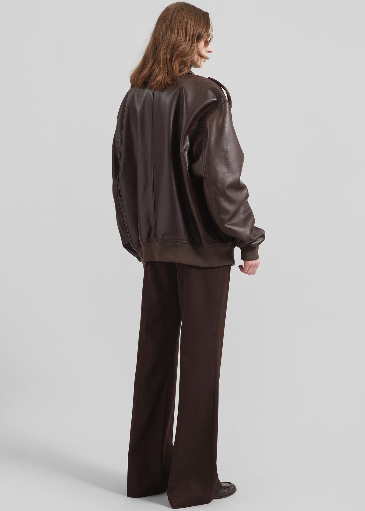 Viper Leather Jacket - Brown β view 8 of 9