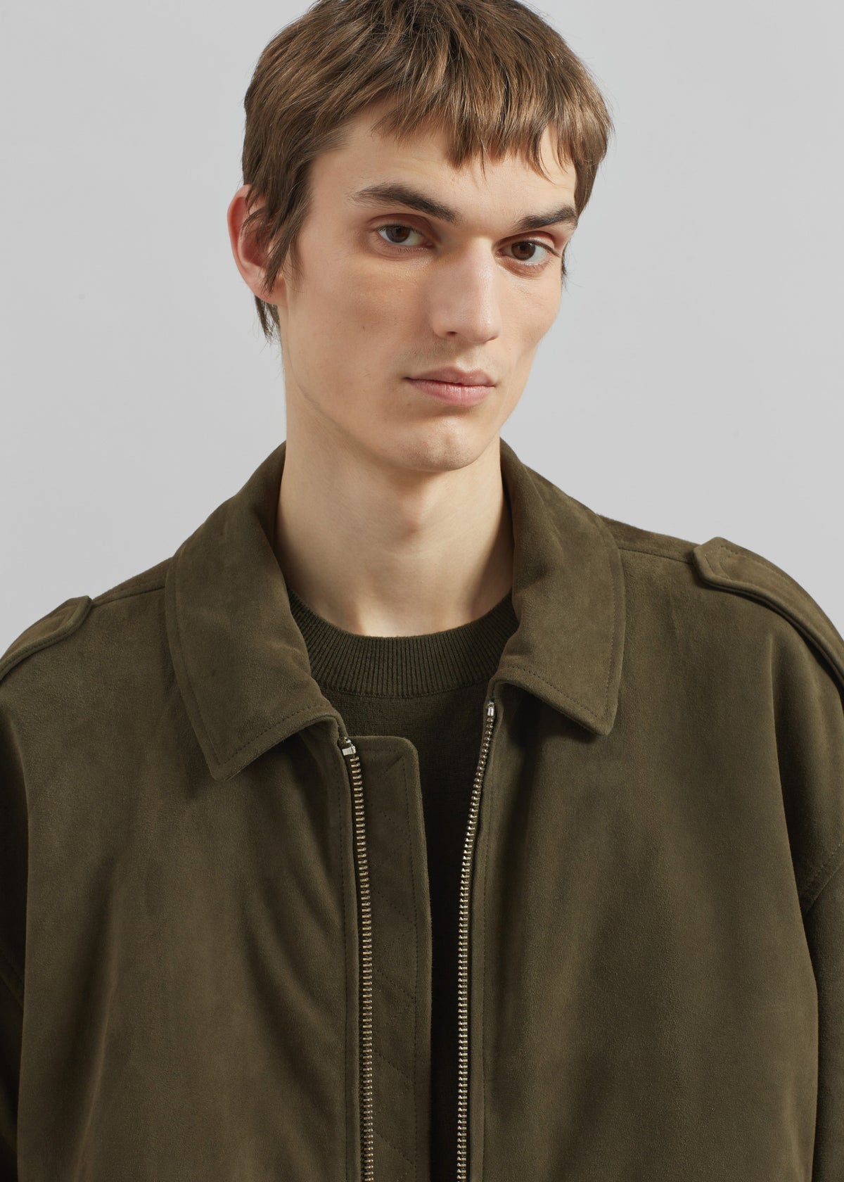 Viper Suede Jacket - Khaki β view 7 of 13