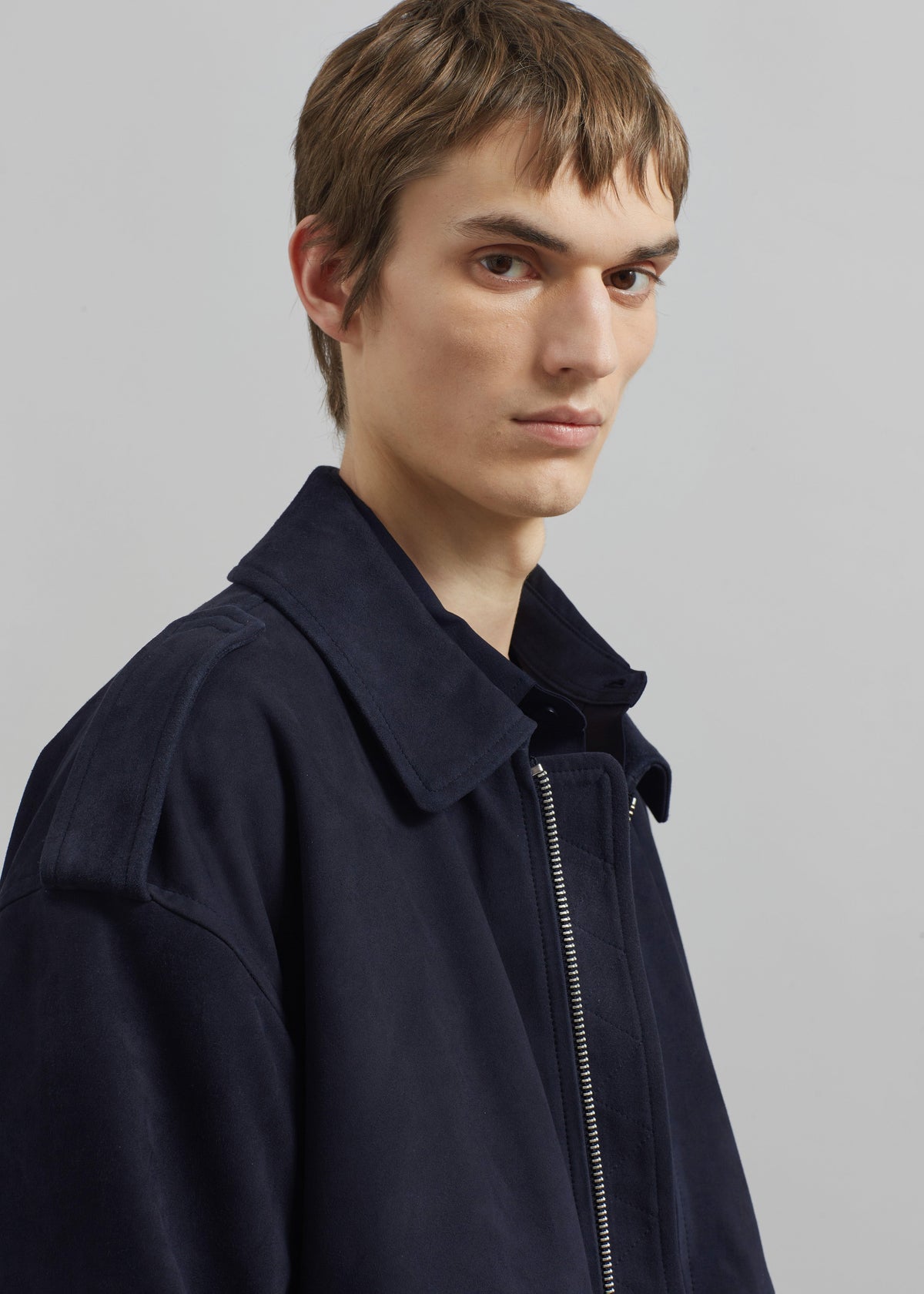 Viper Suede Jacket - Navy β view 4 of 10