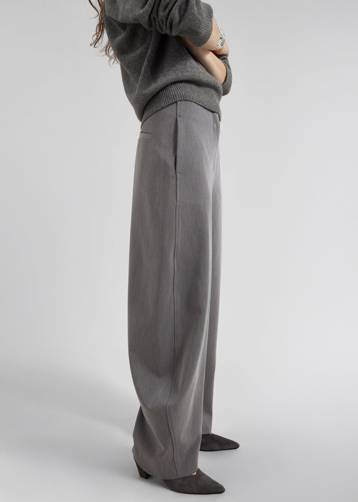Vosges Barrel Leg Pants - Grey β view 4 of 9