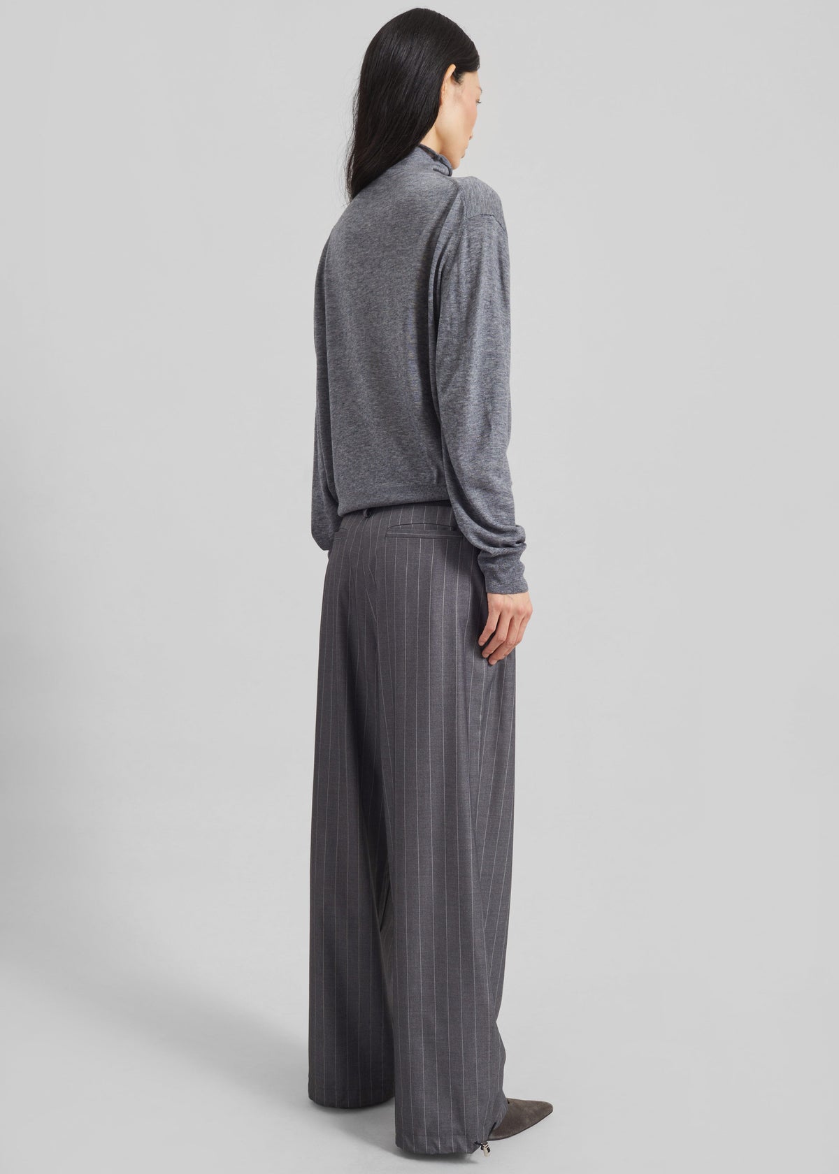 Vradal High Neck Cardigan - Grey β view 7 of 8