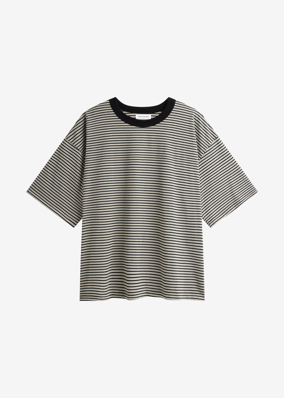 Wallace Oversized T-Shirt - Beige/Brown Stripe β view 7 of 7