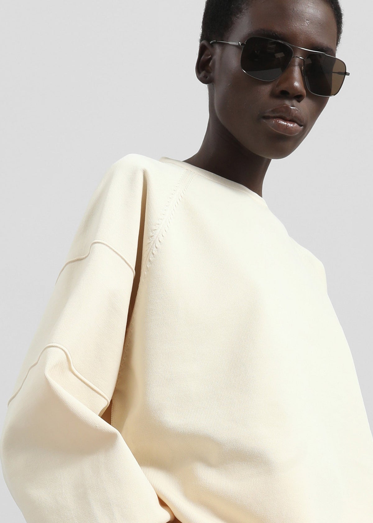 Wesra Knit Sweatshirt - Ecru β view 6 of 10