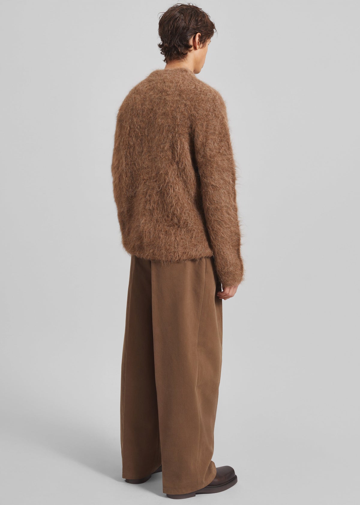 Willy Alpaca Knit Sweater - Dark Taupe β view 10 of 11