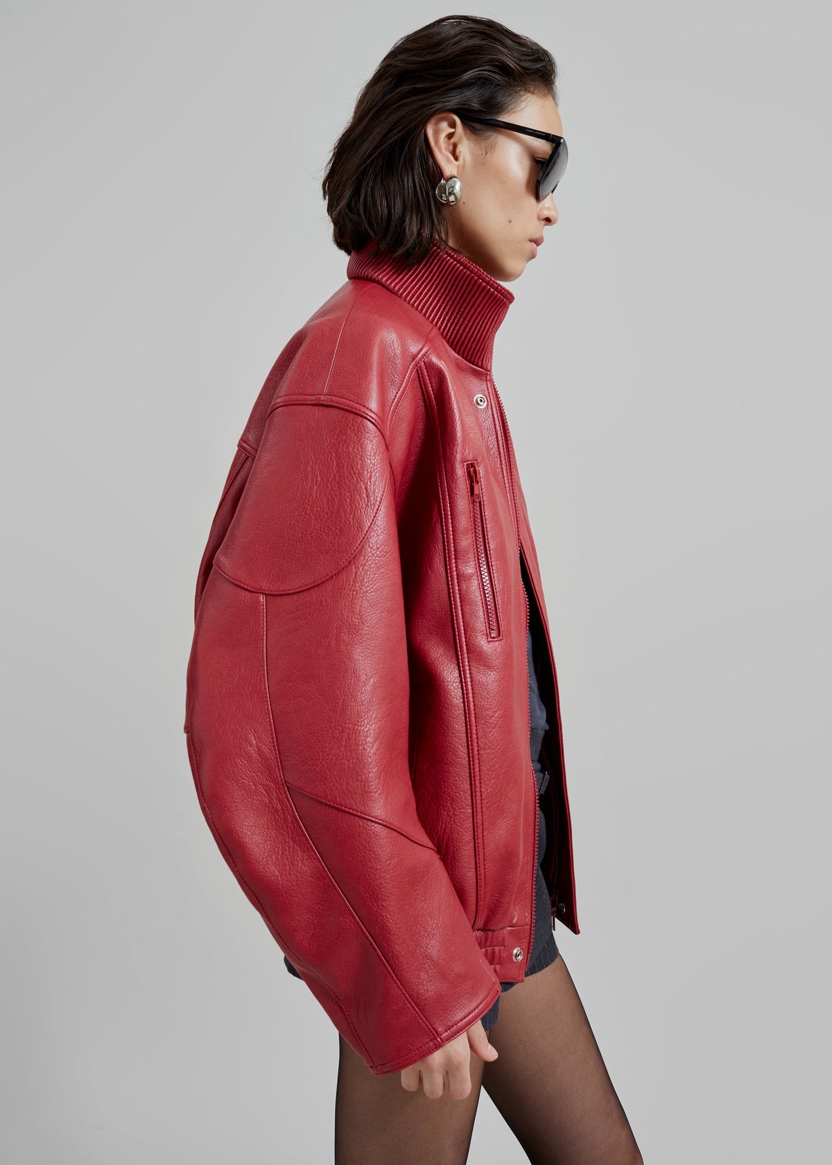 Zion Bomber Jacket - Red β view 2 of 11