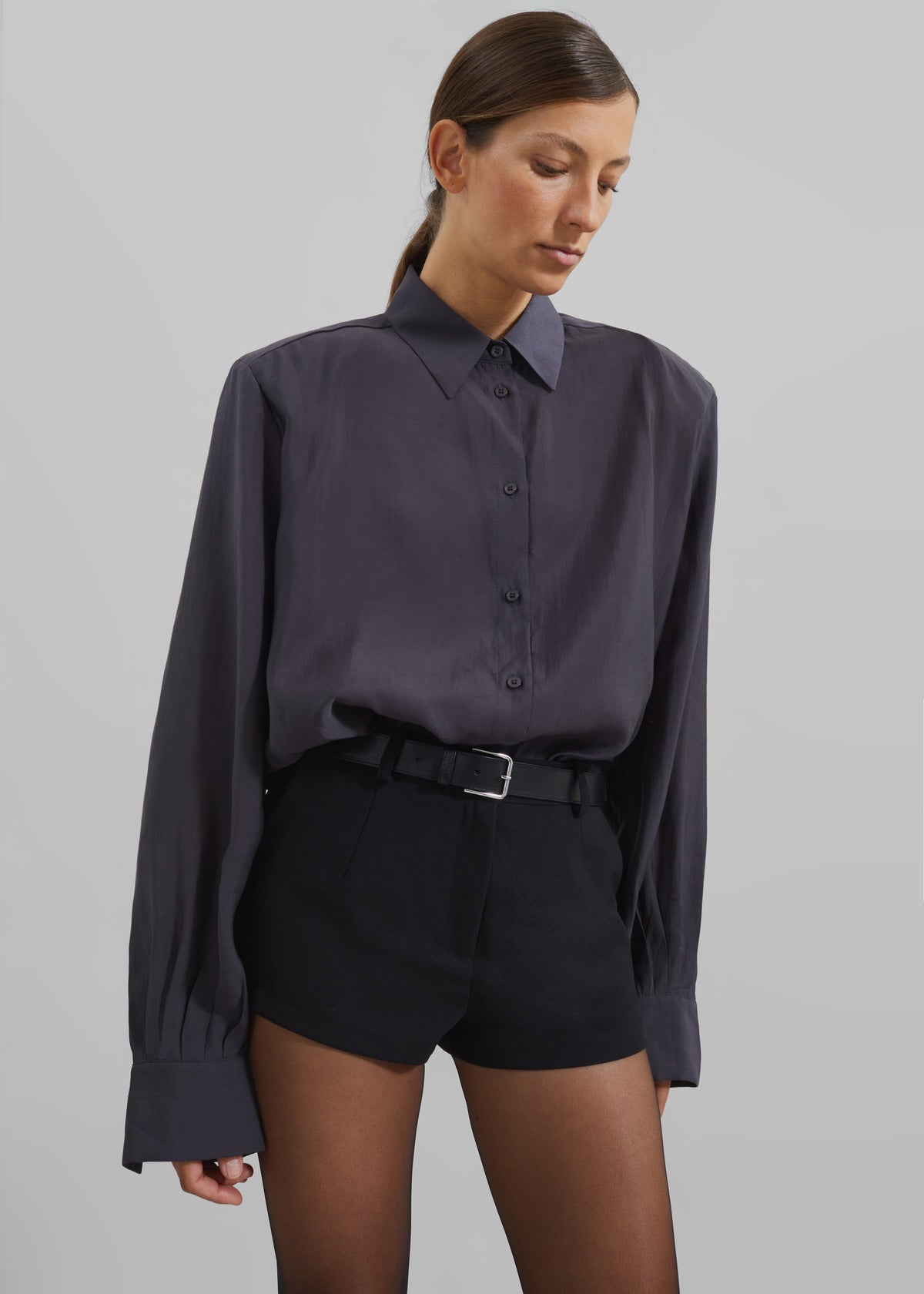 Zoula Padded Shirt - Charcoal β view 10 of 13