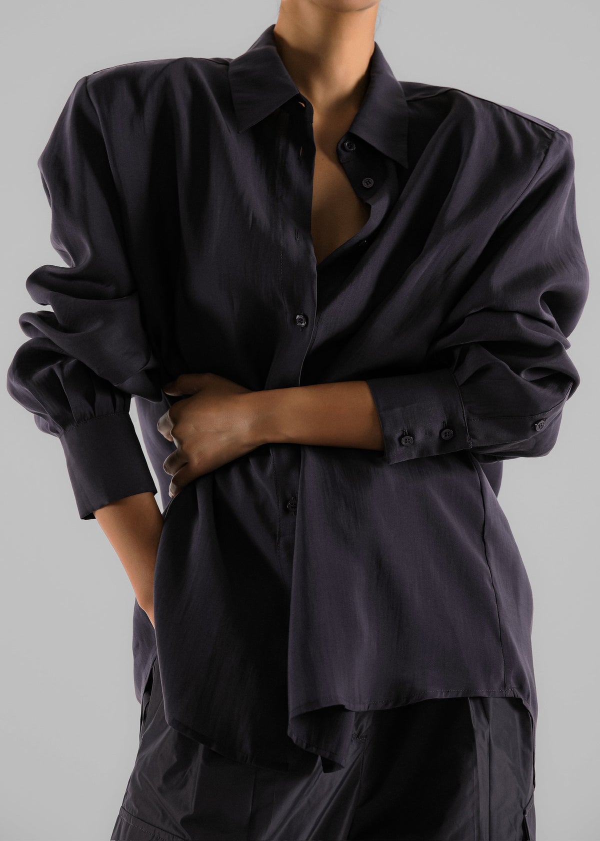 Zoula Padded Shirt - Charcoal β view 3 of 13