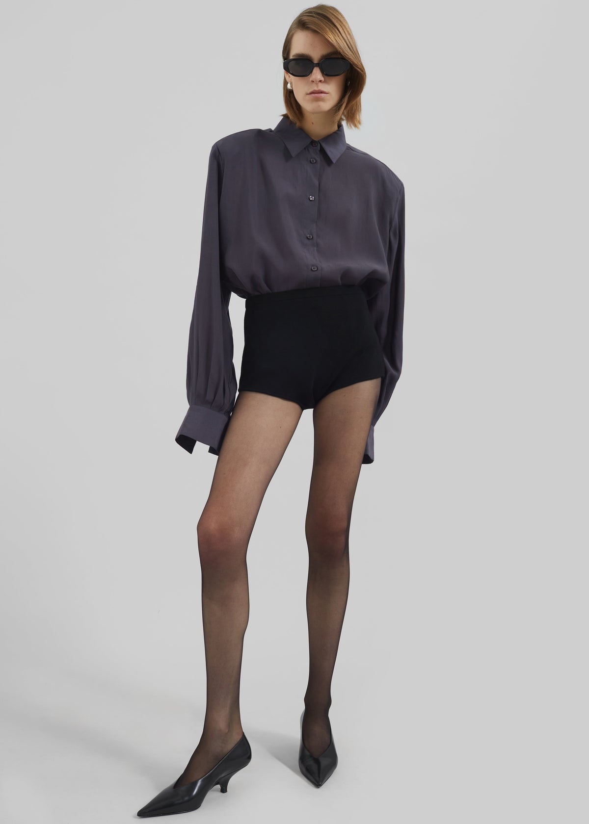 Zoula Padded Shirt - Charcoal β view 2 of 13