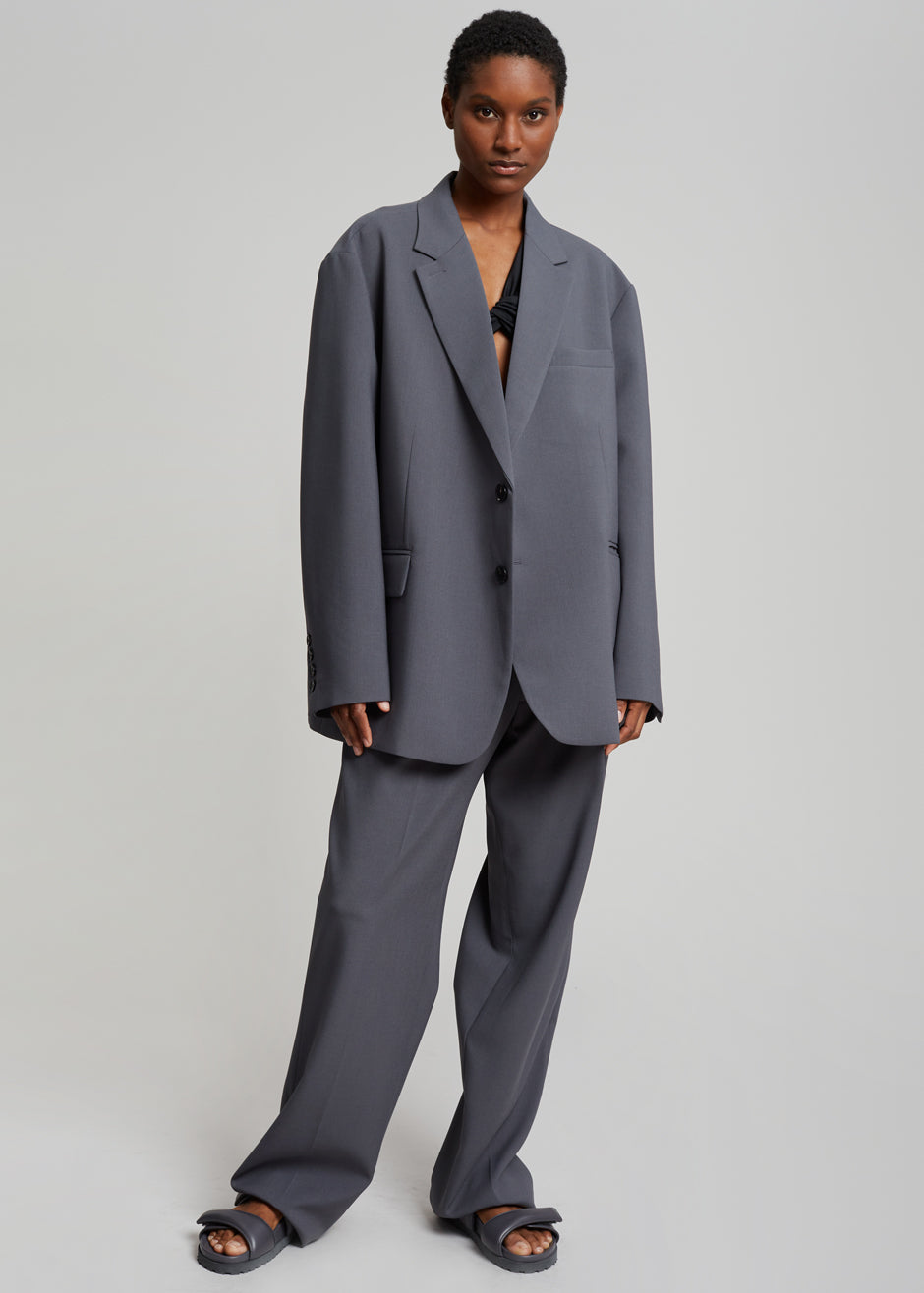 Bea Blazer - Charcoal Blazer Nickishop β view 4 of 9