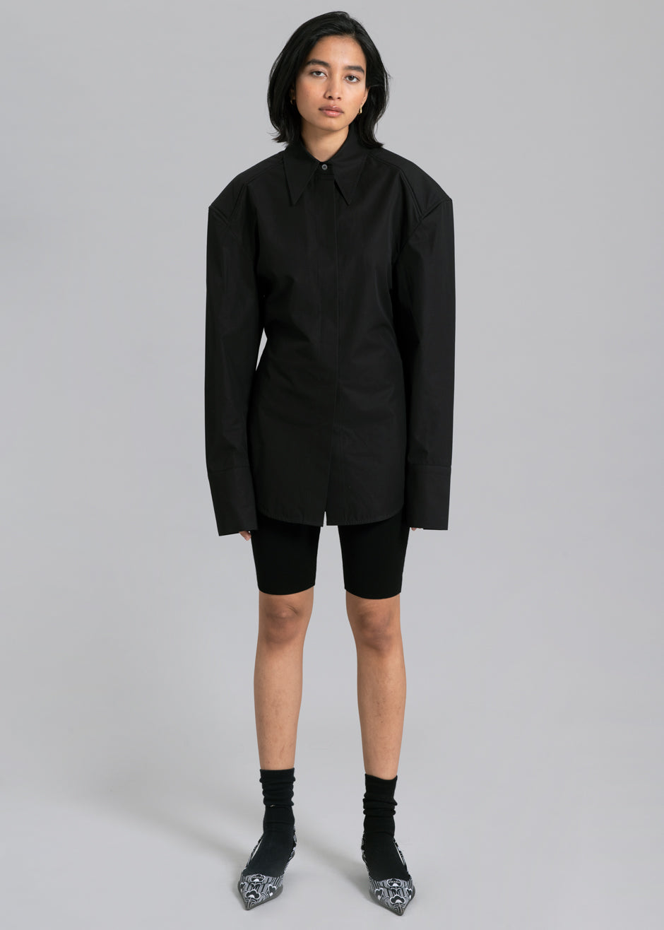 Bec Padded Shirt - Black Shirt Paper Moon β view 5 of 8