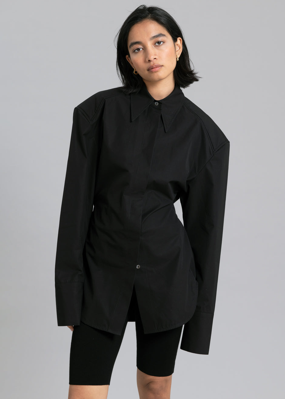 Bec Padded Shirt - Black Shirt Paper Moon β view 2 of 8
