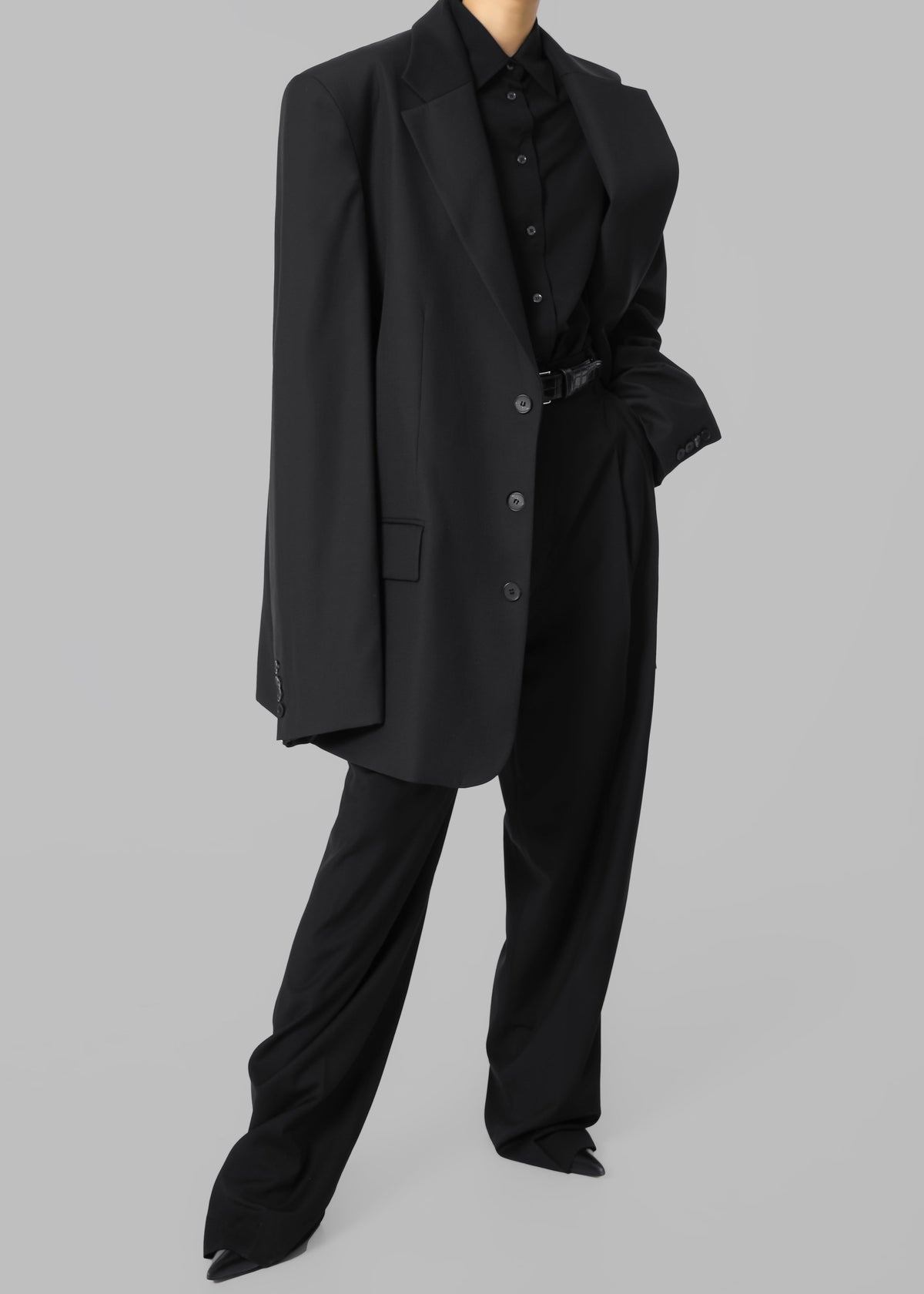 Gelso Oversized Blazer - Black β view 8 of 11