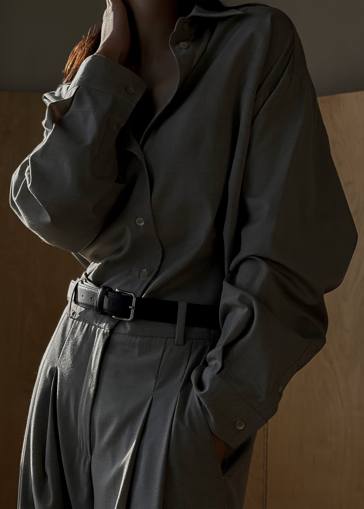 Gelso Shirt - Dark Grey Melange β view 6 of 11