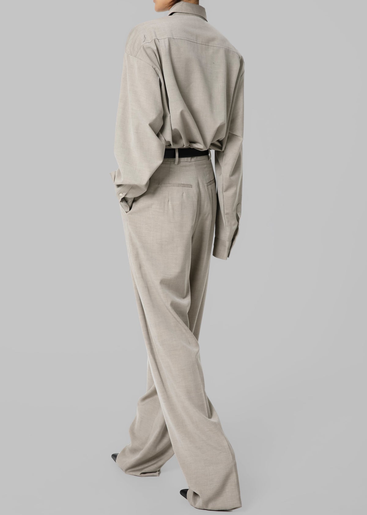 Gelso Shirt - Light Taupe Melange β view 6 of 12