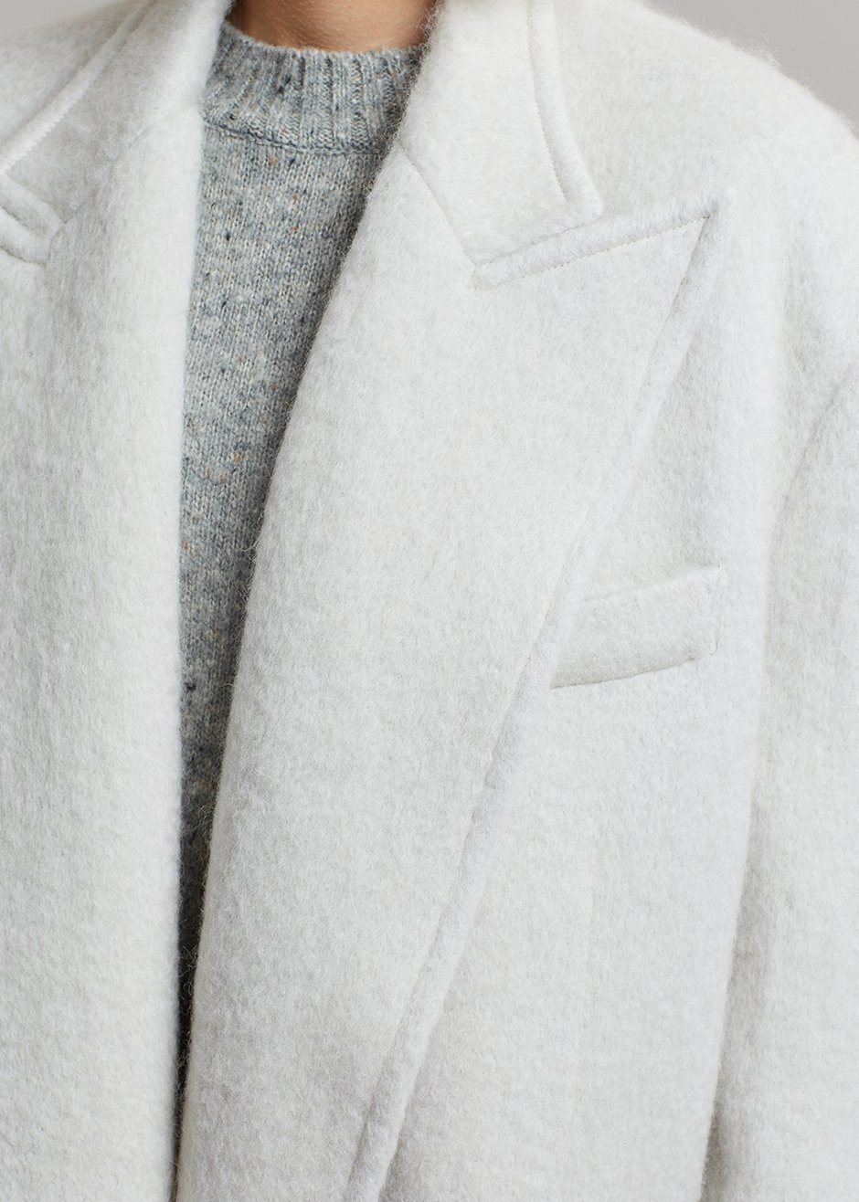 John Oversized Coat - Birch Coat Nickishop β view 9 of 13